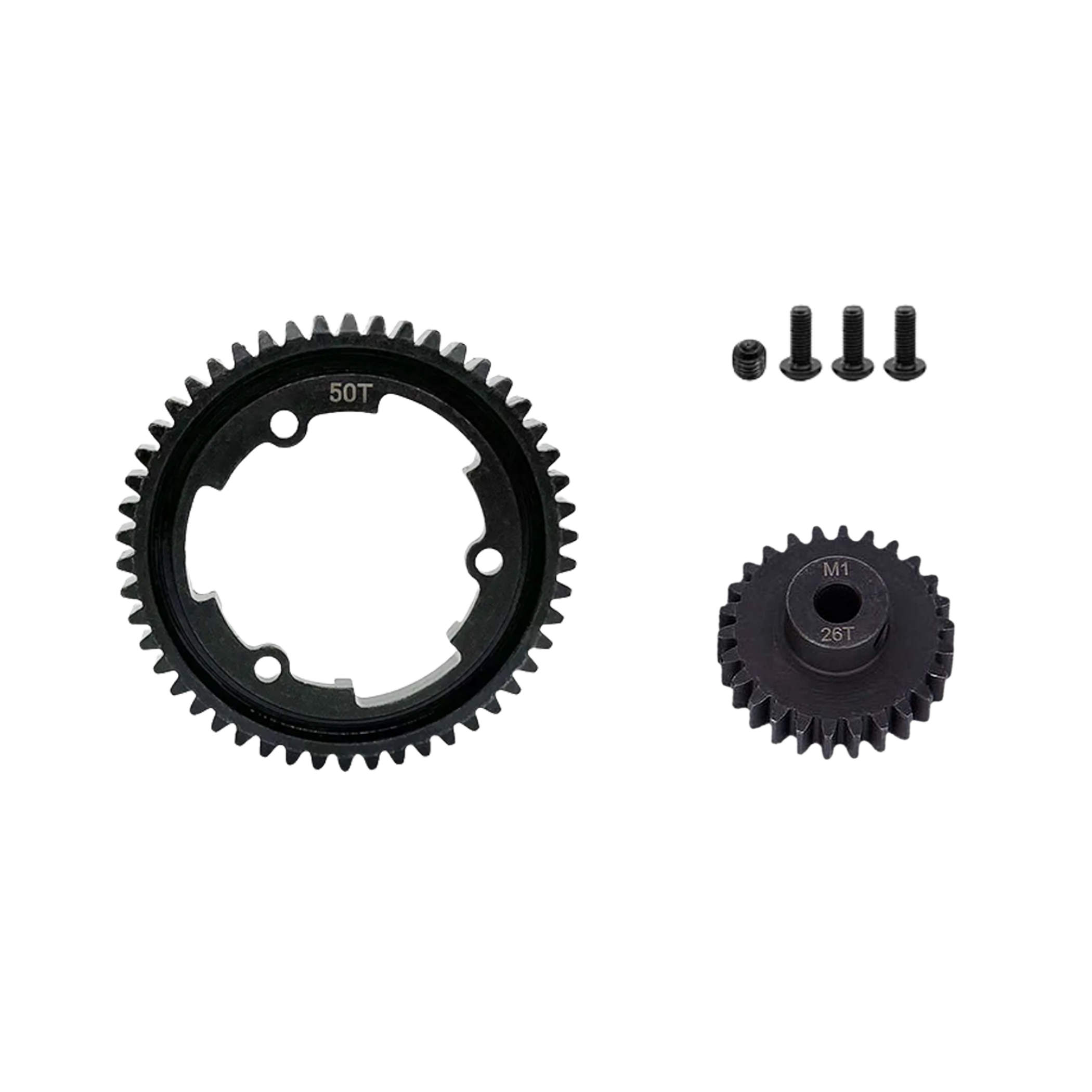 SpeedTek RC Heavy Duty Mod 1.0 Pinion Gear (5mm) (26T) & Spur Gear (50T) Combo