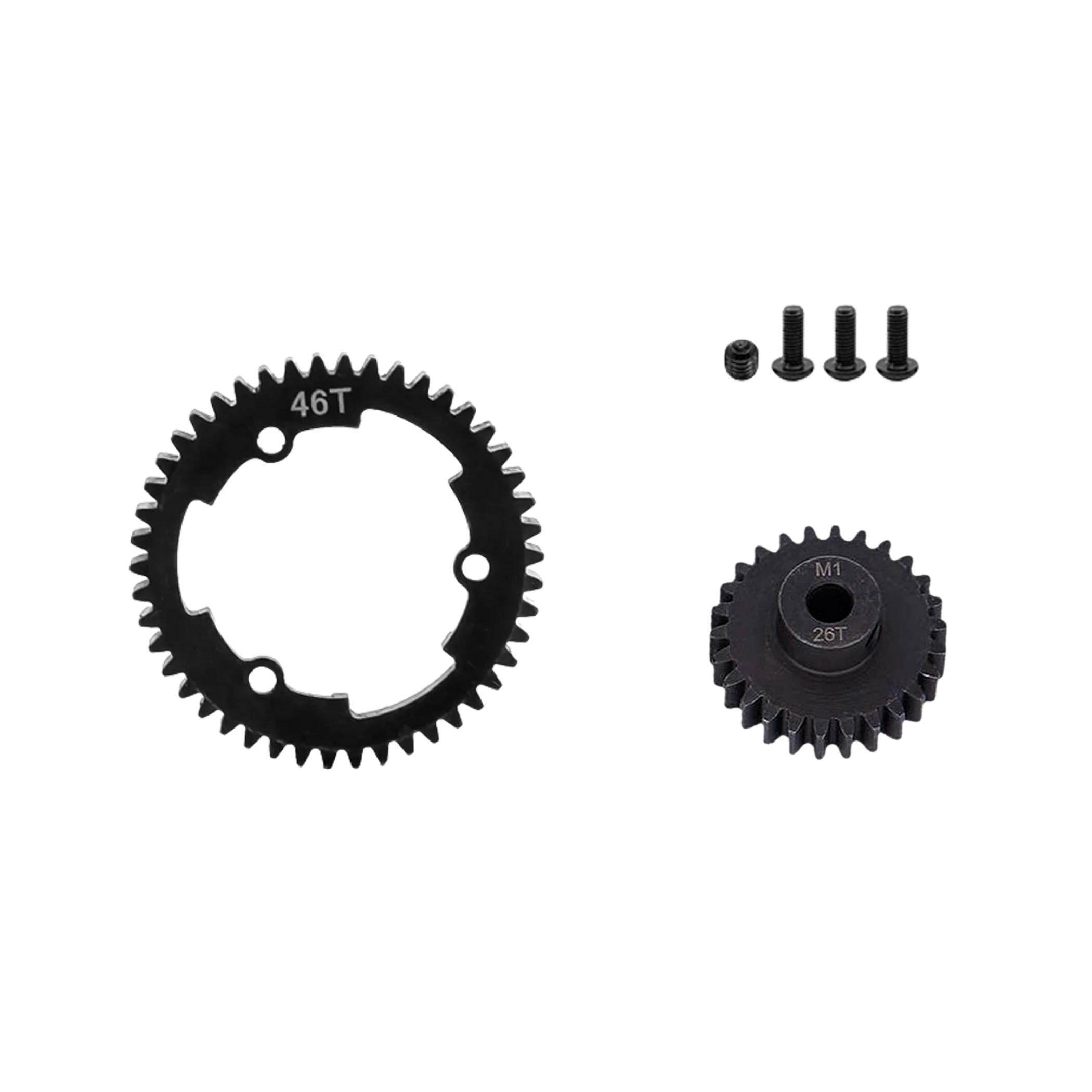 SpeedTek RC Heavy Duty Mod 1.0 Pinion Gear (5mm) (26T) & Spur Gear (46T) Combo