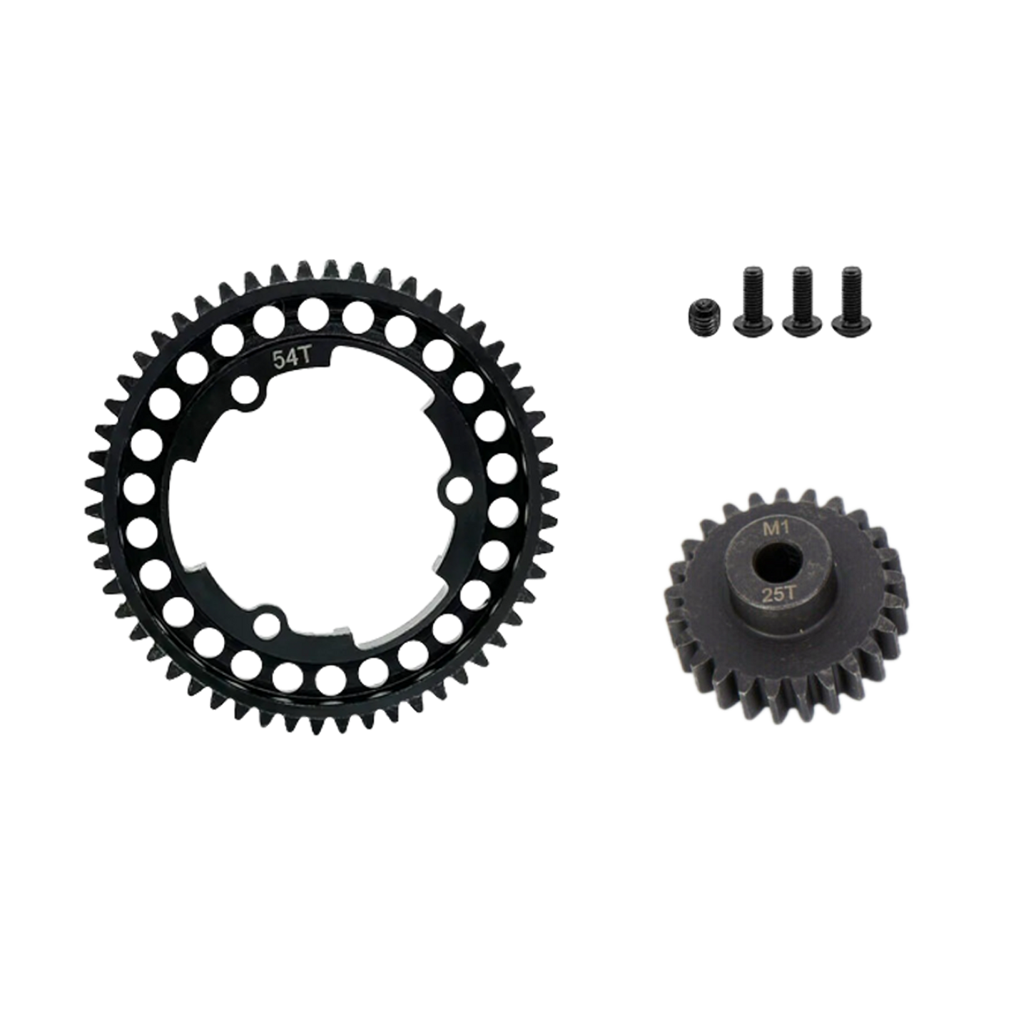 SpeedTek RC Heavy Duty Mod 1.0 Pinion Gear (5mm) (25T) & Spur Gear (54T) Combo