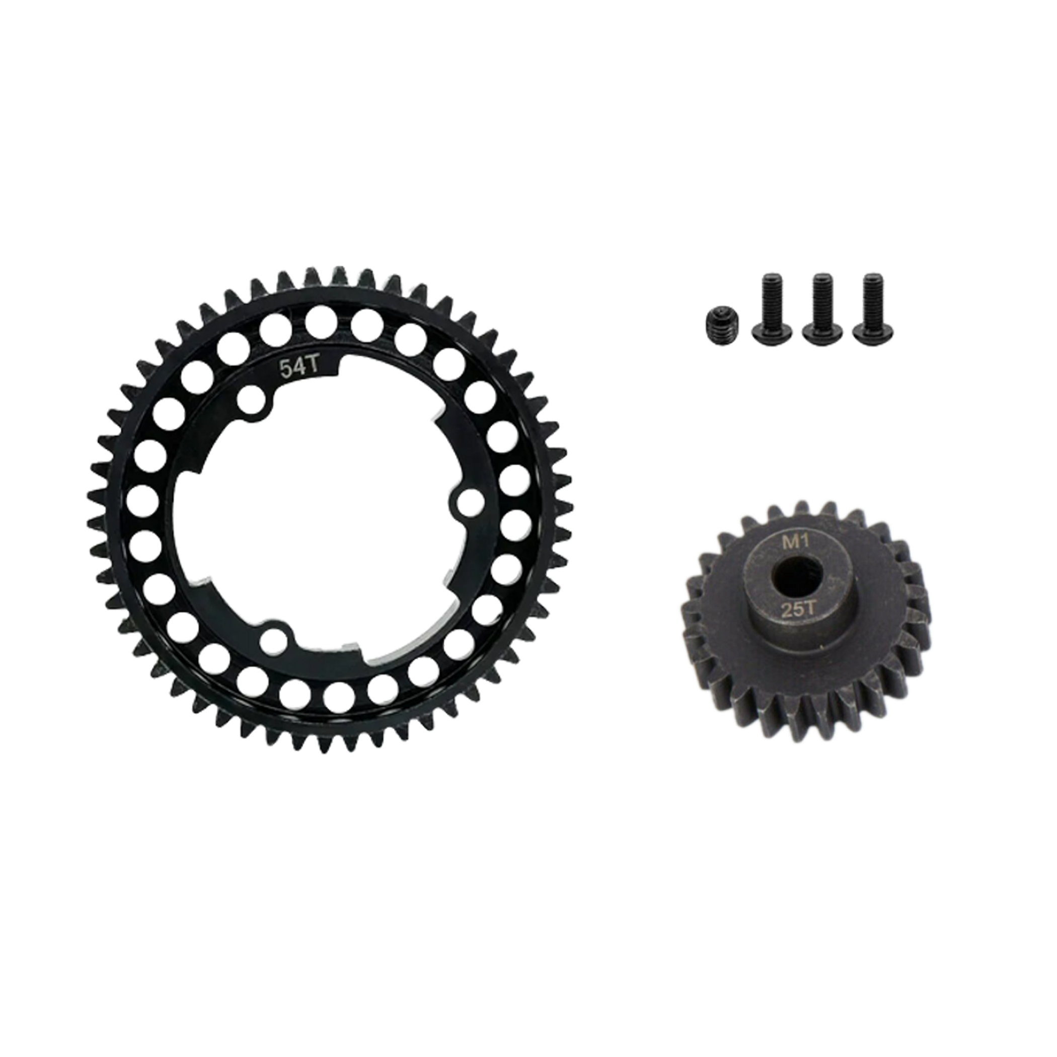 SpeedTek RC Heavy Duty Mod 1.0 Pinion Gear (5mm) (25T) & Spur Gear (54T) Combo