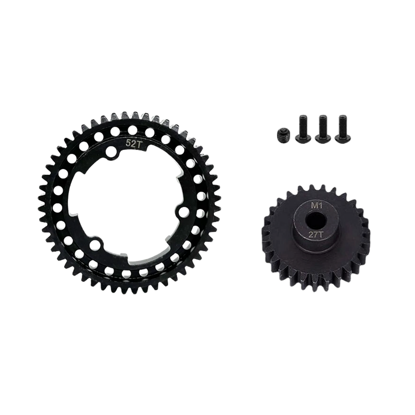 SpeedTek RC Heavy Duty Mod 1.0 Pinion Gear (5mm) (27T) & Spur Gear (52T) Combo