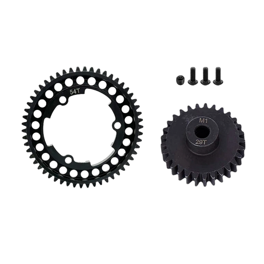 SpeedTek RC Heavy Duty Mod 1.0 Pinion Gear (5mm) (29T) & Spur Gear (54T) Combo