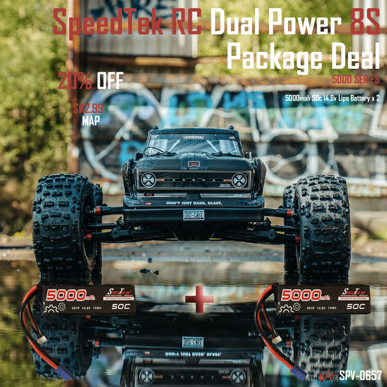 SpeedTek RC Dual Power 8S Package Deal (5000 Series)