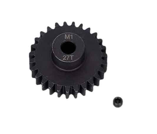 SpeedTek RC Heavy Duty Hardened Steel Mod 1 Pinion Gears (5mm Bore) (27T)