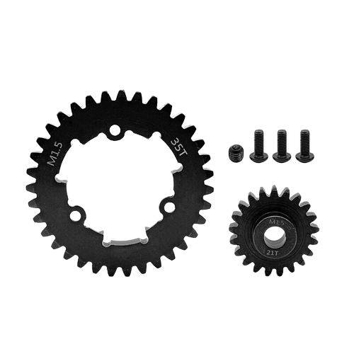 SpeedTek RC Heavy Duty Mod 1.5 Pinion Gear (8mm) (21T) & Spur Gear (35T) Combo