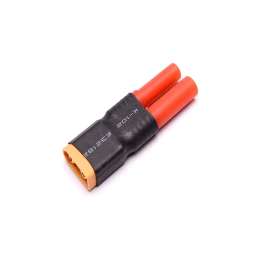 SpeedTek RC Male Male XT60 to Female Banana 4.0 Wireless Connector