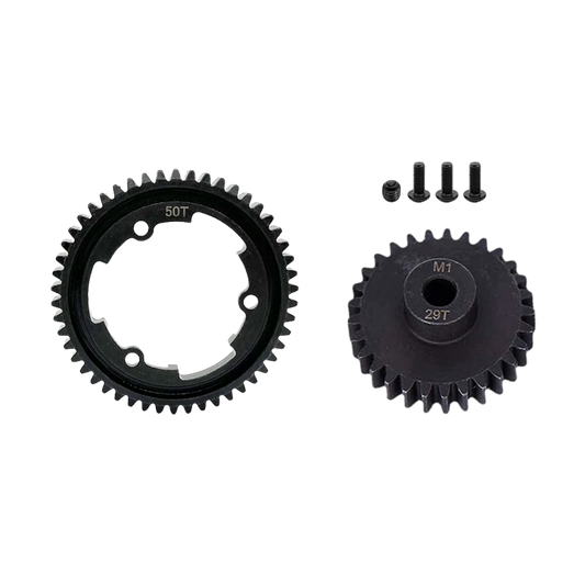 SpeedTek RC Heavy Duty Mod 1.0 Pinion Gear (5mm) (29T) & Spur Gear (50T) Combo