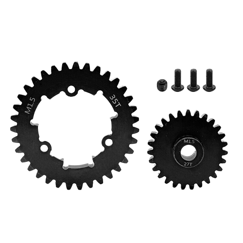 SpeedTek RC Heavy Duty Mod 1.5 Pinion Gear (8mm) (27T) & Spur Gear (35T) Combo