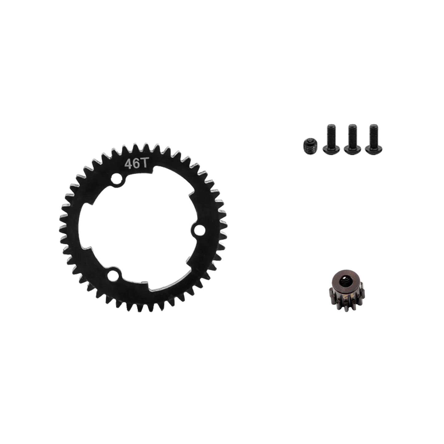 SpeedTek RC Heavy Duty Mod 1.0 Pinion Gear (5mm) (12T) & Spur Gear (46T) Combo