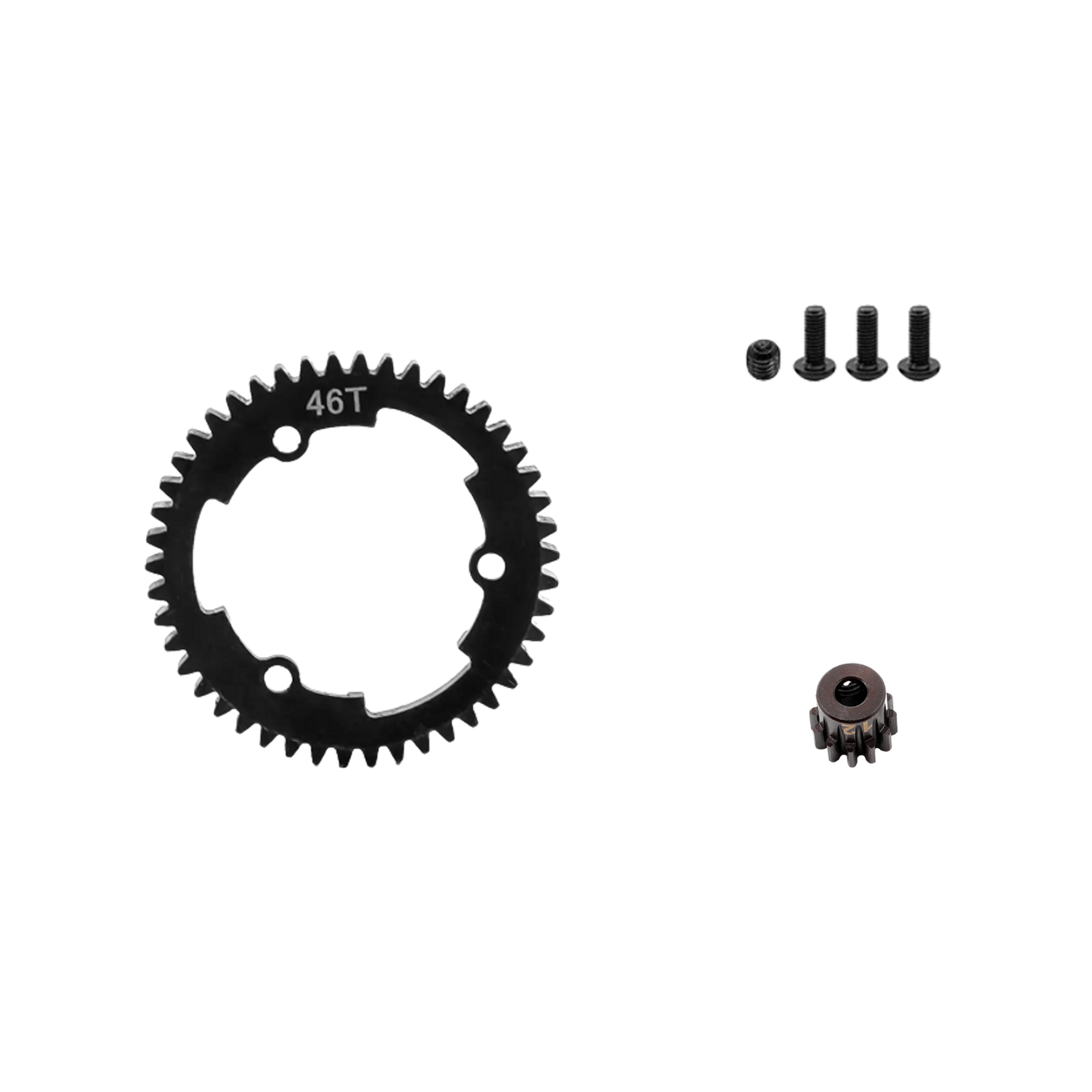 SpeedTek RC Heavy Duty Mod 1.0 Pinion Gear (5mm) (12T) & Spur Gear (46T) Combo