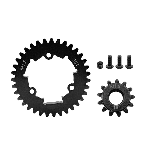 SpeedTek RC Heavy Duty Mod 1.5 Pinion Gear (8mm) (13T) & Spur Gear (35T) Combo