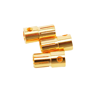 SpeedTek RC 6.5mm High Current Bullet Connectors (3 Male)