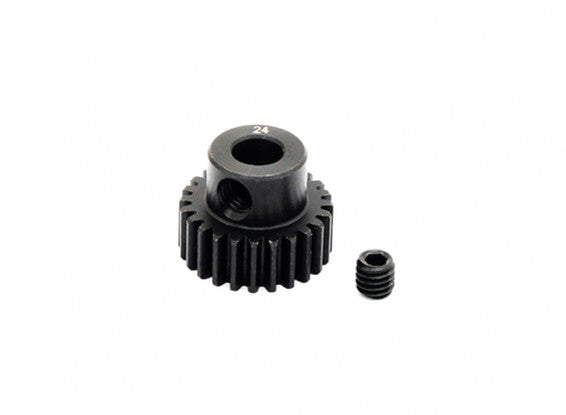 SpeedTek RC Heavy Duty Hardened Steel M0.6 Pinion Gears (5mm Bore) (24T)