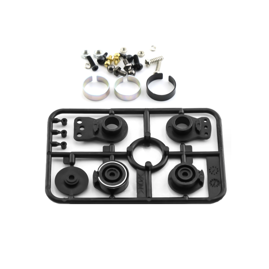 SpeedTek RC 25T Plastic Servo Saver Horn Set (2) (Black)