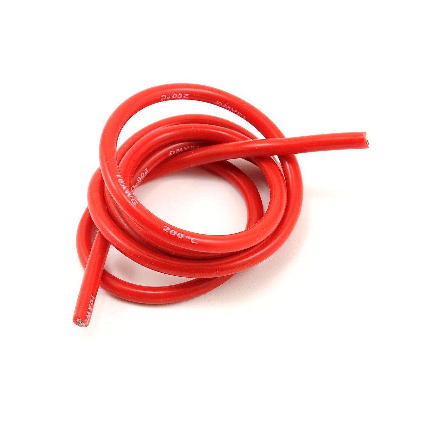 SpeedTek RC 10awg Red Silicone Hookup Wire (1 Meter)