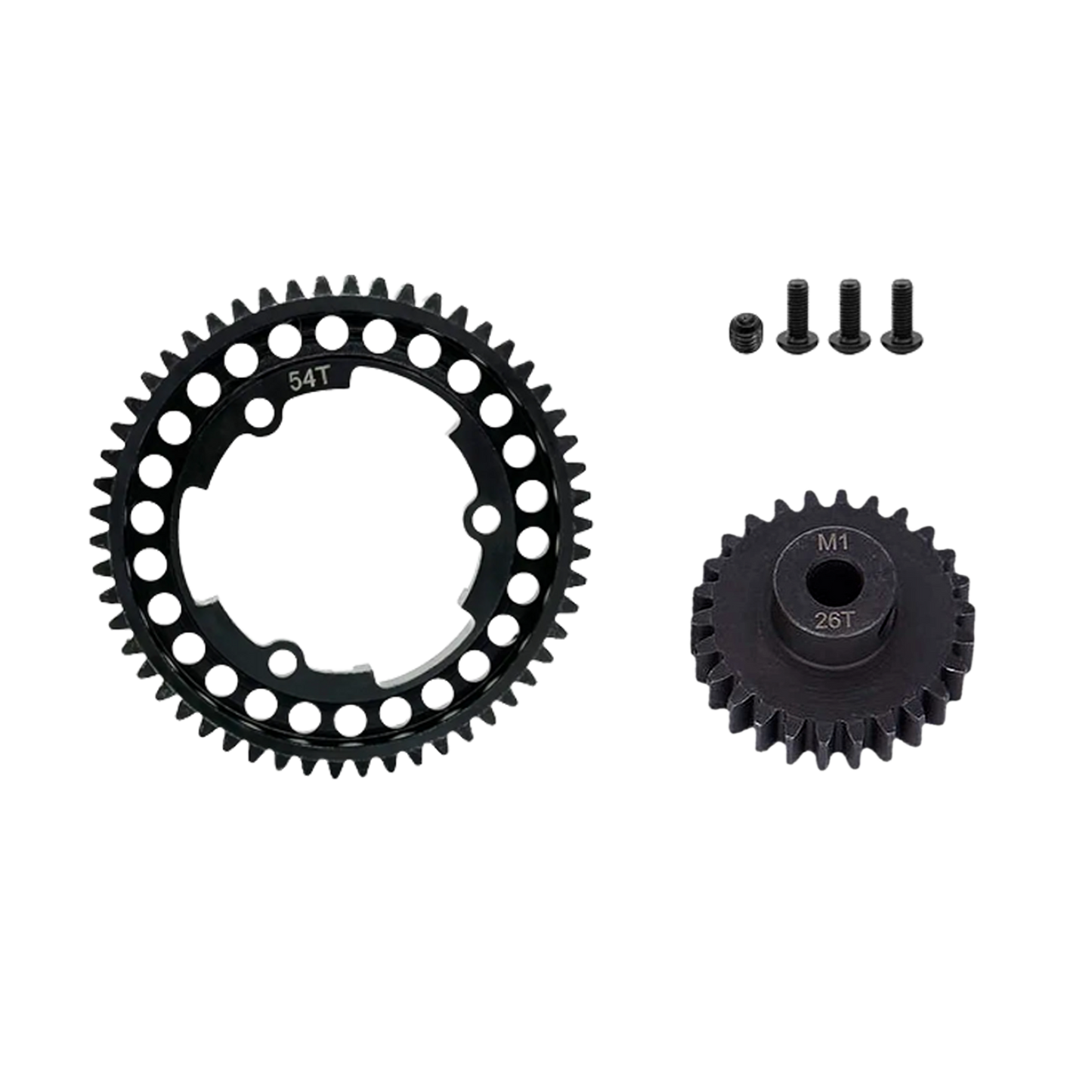 SpeedTek RC Heavy Duty Mod 1.0 Pinion Gear (5mm) (26T) & Spur Gear (54T) Combo