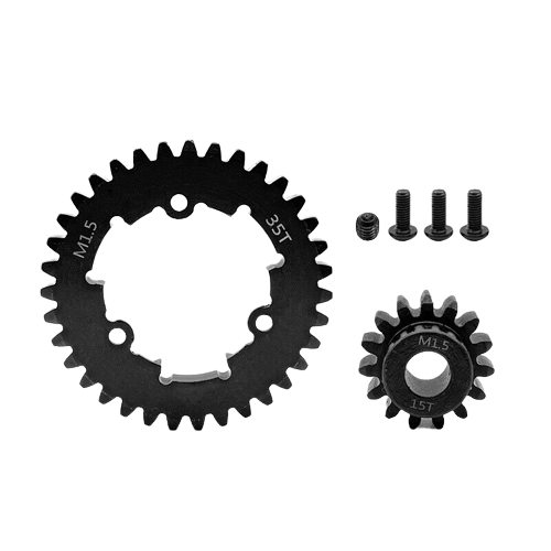 SpeedTek RC Heavy Duty Mod 1.5 Pinion Gear (8mm) (15T) & Spur Gear (35T) Combo