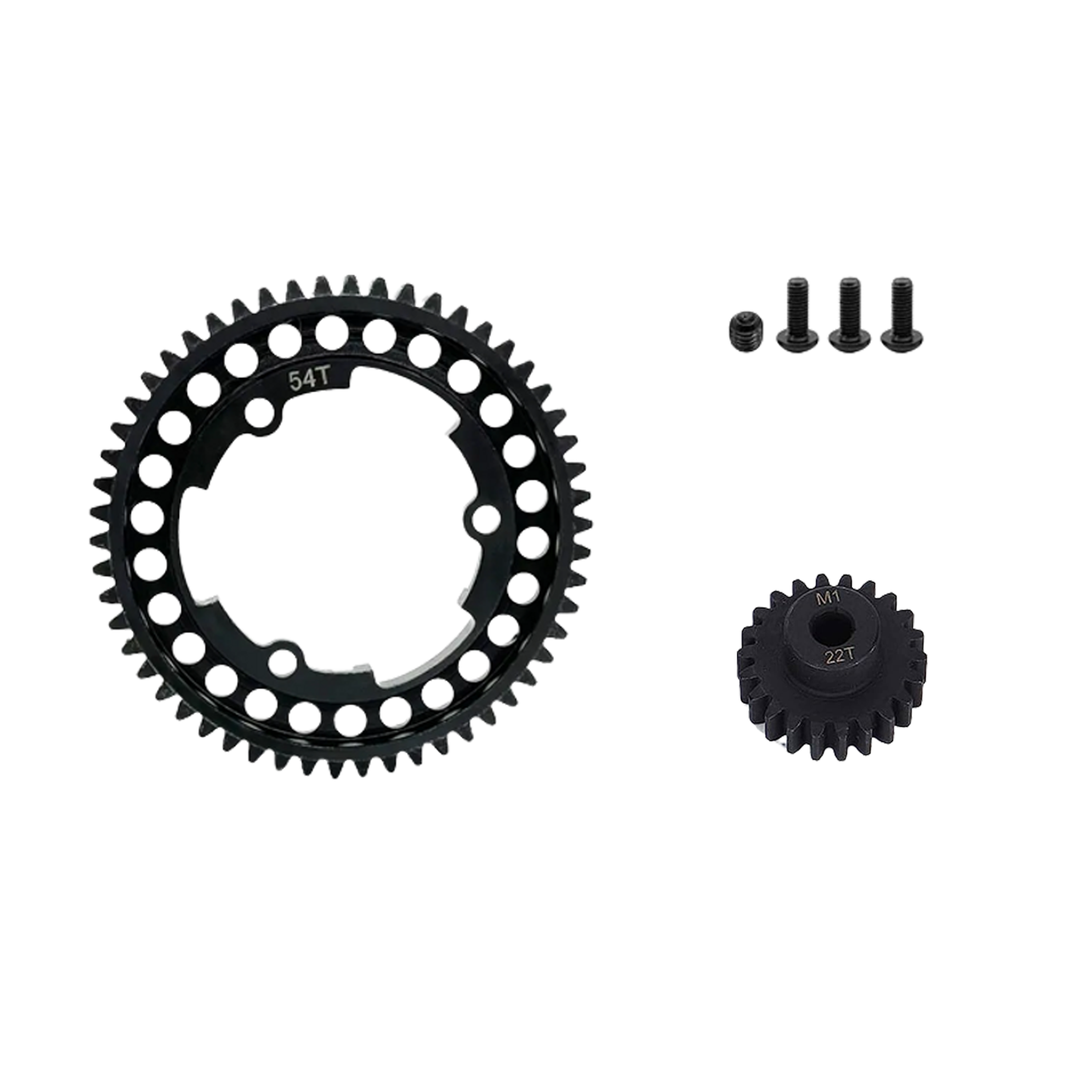 SpeedTek RC Heavy Duty Mod 1.0 Pinion Gear (5mm) (22T) & Spur Gear (54T) Combo