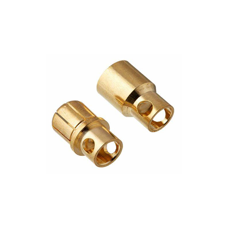 SpeedTek RC 8.0mm High Current Bullet Connector Single Set (1 Male/1 Female)