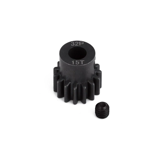 SpeedTek RC Heavy Duty Hardened Steel 32P Pinion Gears (5mm Bore) (15T)