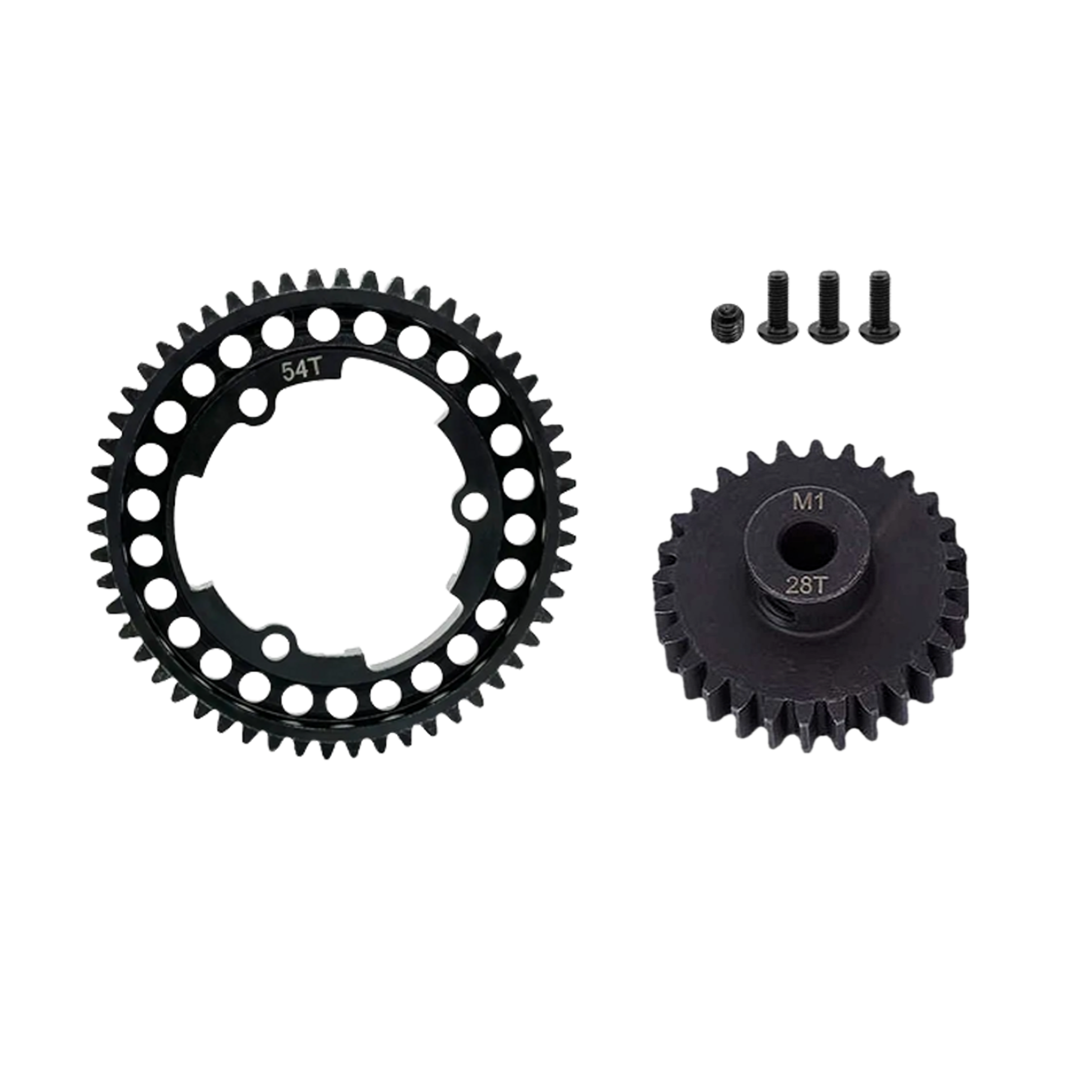 SpeedTek RC Heavy Duty Mod 1.0 Pinion Gear (5mm) (28T) & Spur Gear (54T) Combo