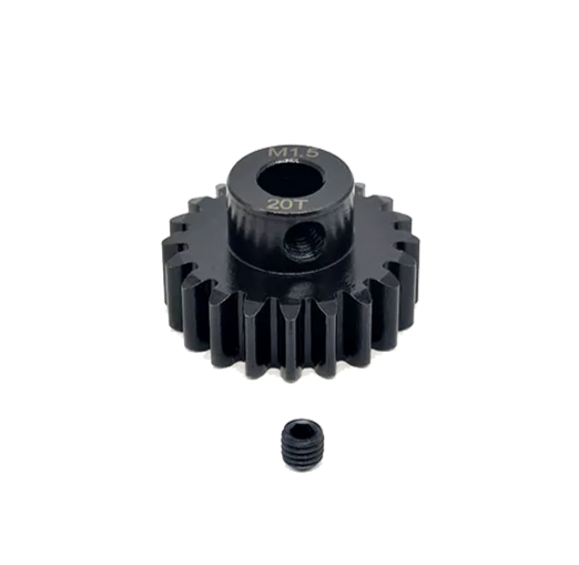 SpeedTek RC Heavy Duty Hardened Steel Mod 1.5 Pinion Gear (8mm Bore) (20T)