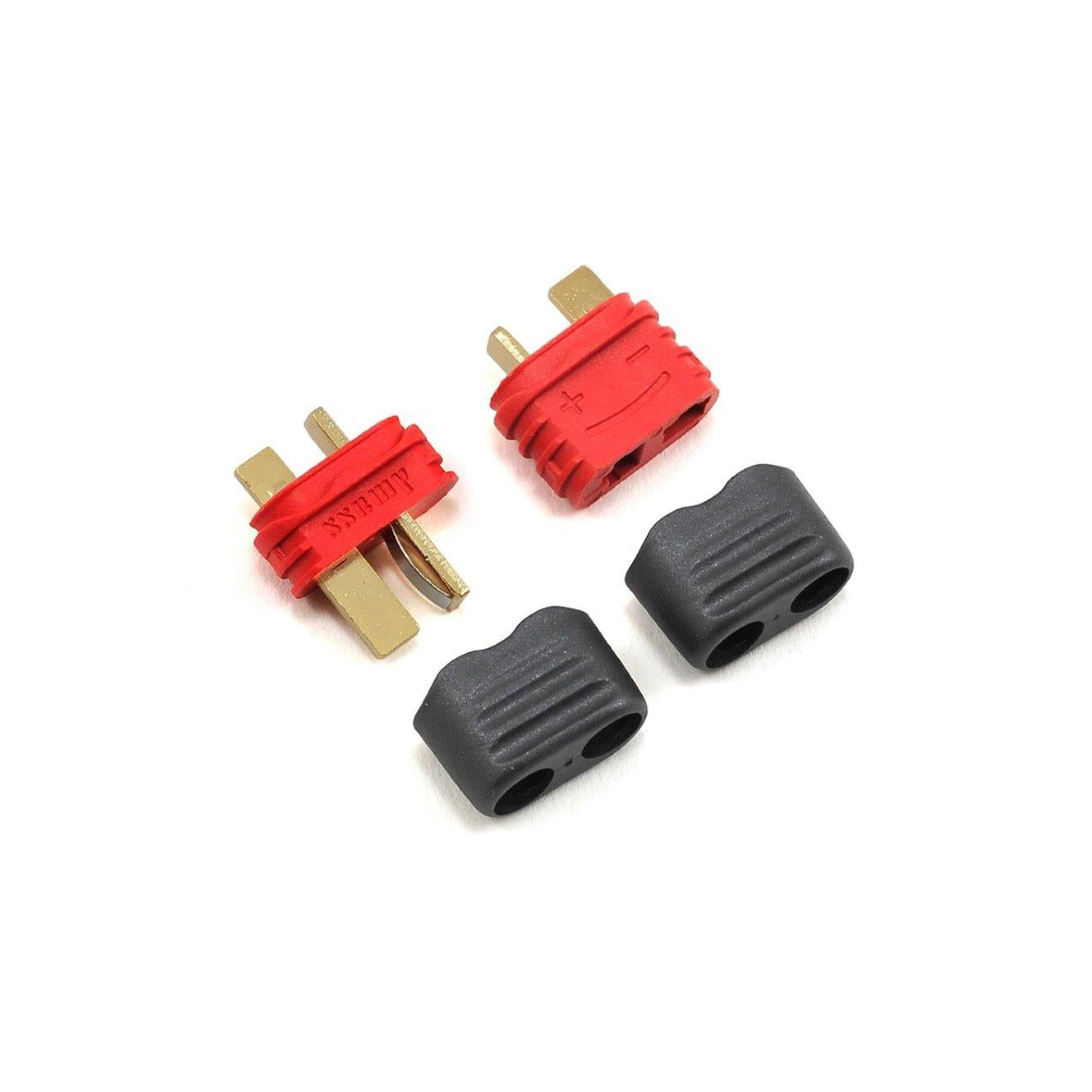 SpeedTek RC Sheathed T-Style Plug (1 Male/1 Female)