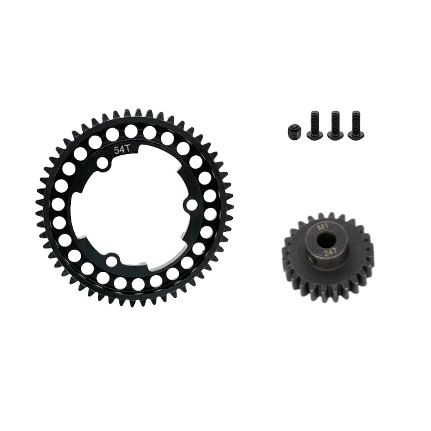 SpeedTek RC Heavy Duty Mod 1.0 Pinion Gear (5mm) (24T) & Spur Gear (54T) Combo