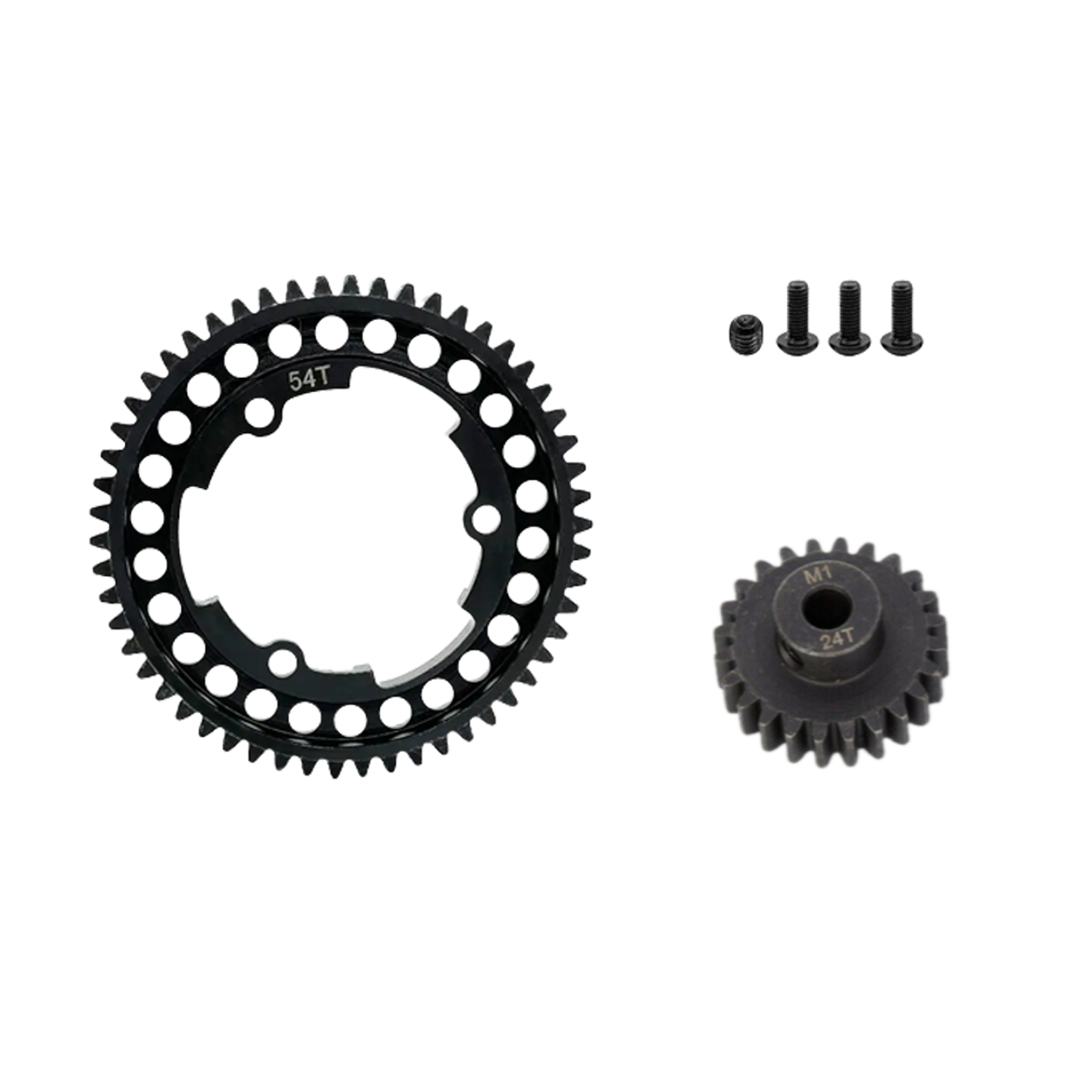 SpeedTek RC Heavy Duty Mod 1.0 Pinion Gear (5mm) (24T) & Spur Gear (54T) Combo