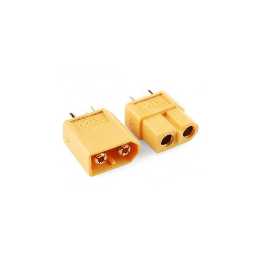 SpeedTek RC 3.5mm "TruCurrent" XT60 Polarized Connectors (1 Male/1 Female)