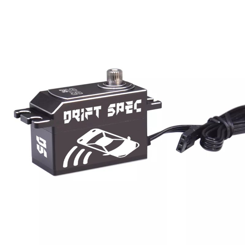 SpeedTek RC Drift Spec Low Profile Full Aluminum Submersible 300+Oz Steel Gear