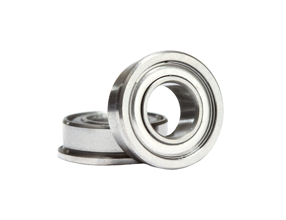 SpeedTek RC Stainless Steel Metal Shielded 8x16x5 Ceramic Flange Bearing (1)