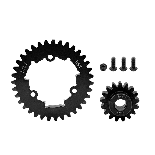 SpeedTek RC Heavy Duty Mod 1.5 Pinion Gear (8mm) (17T) & Spur Gear (35T) Combo