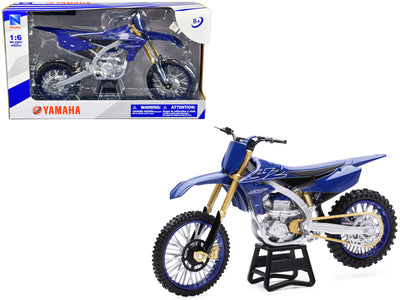 Yamaha YZ450F Dirt Bike Motorcycle Blue and Black 1/6 Diecast Model by New Ray