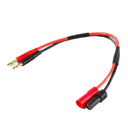 SpeedTek RC Heavy Duty XT150 Charge Lead (Male XT150 To 4mm Banana Plugs)