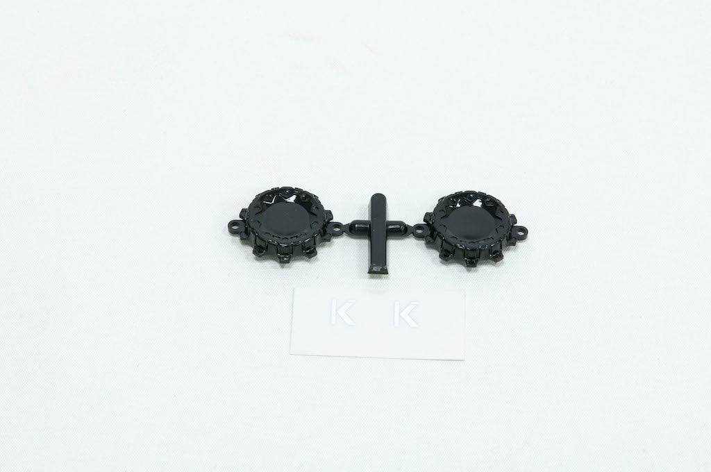 CD0633 Black Wheel Cap (w/decal, for KG1 Forged KD014 TRIDENT–D) 2 pcs