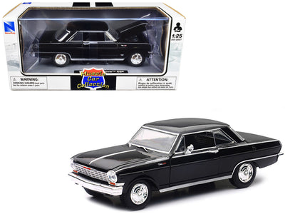 1964 Chevrolet Nova SS Black "Muscle Car Collection" 1/25 Diecast Model Car by New Ray