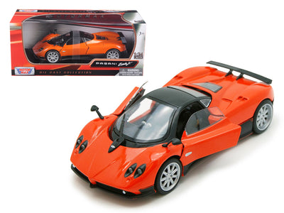 Pagani Zonda F Orange 1/24 Diecast Car Model by Motormax