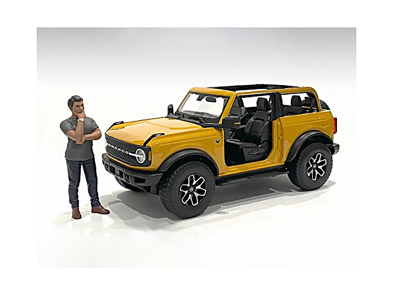 "The Dealership" Customer III Figurine for 1/18 Scale Models by American Diorama