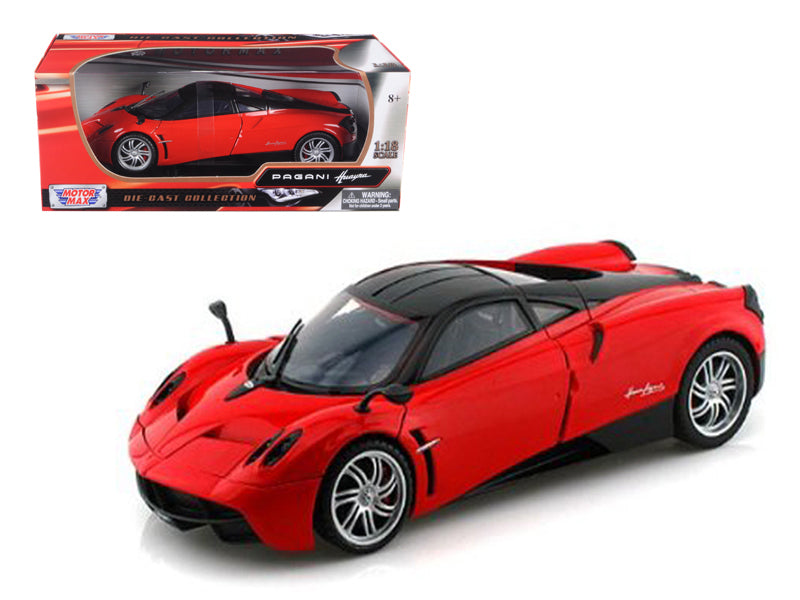 Pagani Huayra Red 1/18 Diecast Car Model by Motormax