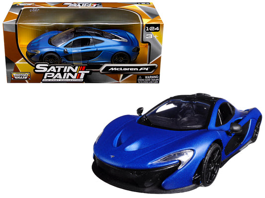 McLaren P1 Matt Metallic Blue 1/24 Diecast Model Car by Motormax