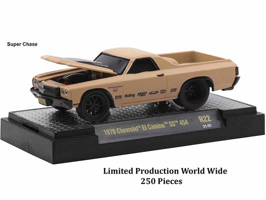 "Ground Pounders" 6 Cars Set Release 22 IN DISPLAY CASES Limited Edition to 7750 pieces Worldwide 1/64 Diecast Model Cars by M2 Machines