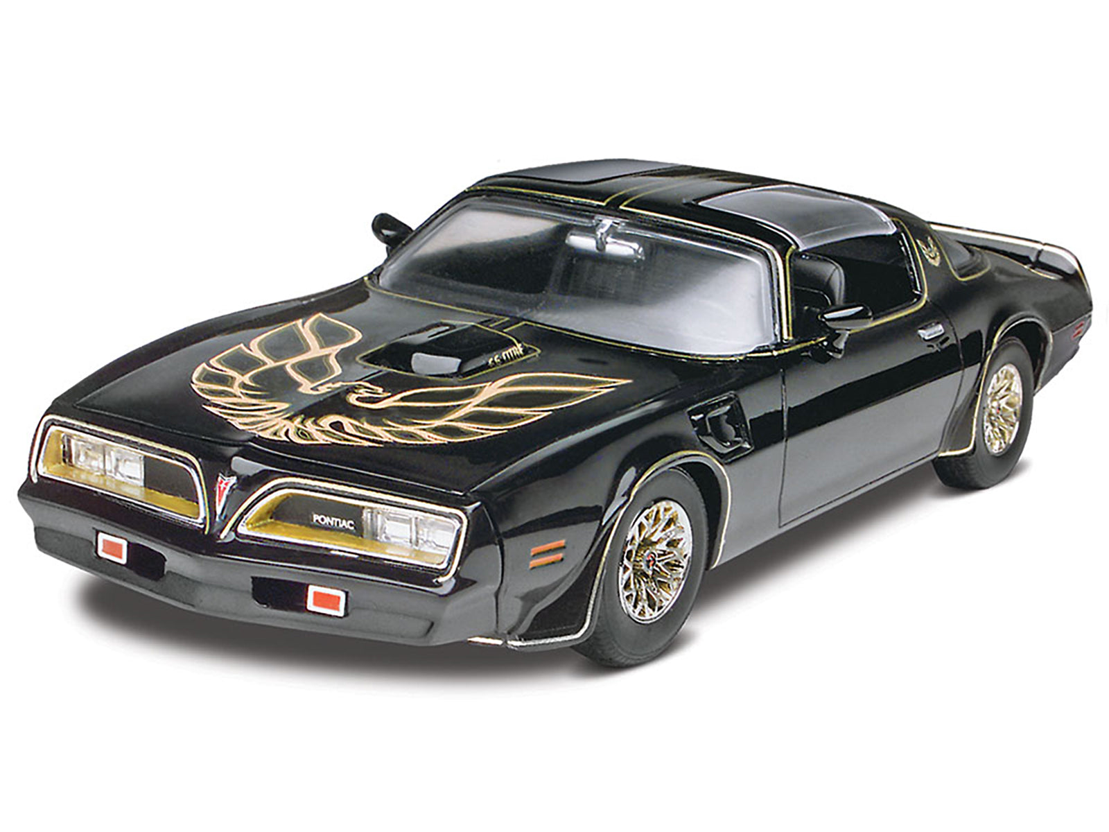 Level 4 Model Kit 1977 Pontiac Firebird "Smokey and the Bandit" (1977) Movie 1/25 Scale Model Car by Revell