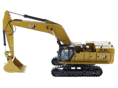 CAT Caterpillar 395 Next Generation Hydraulic Excavator (General Purpose Version) Yellow with Operator and Additional Tools "High Line" Series 1/50 Diecast Model by Diecast Masters