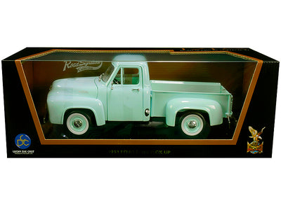 1953 Ford F-100 Pickup Truck Light Green 1/18 Diecast Model Car by Road Signature