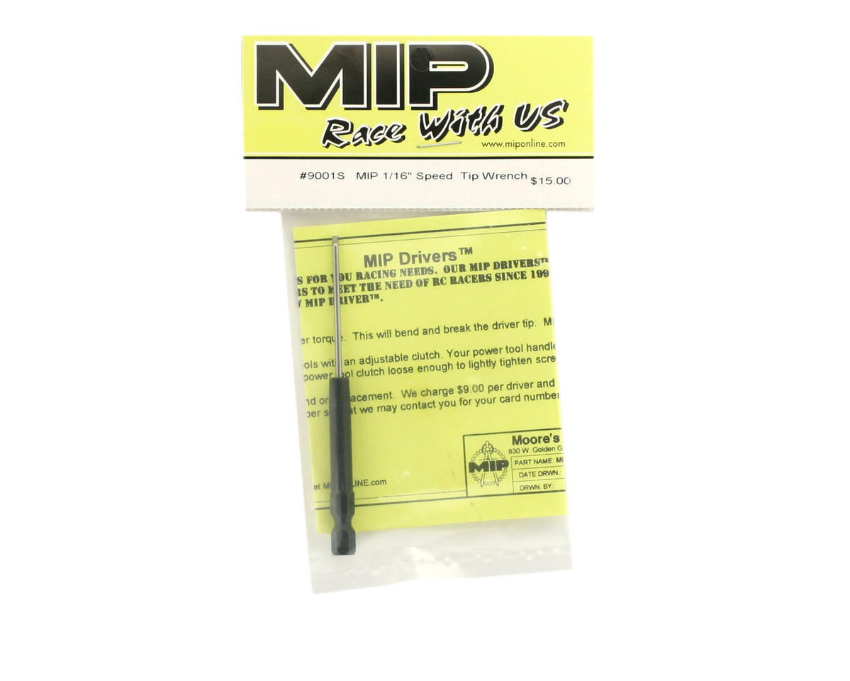 #9001S – MIP Speed Tip™ 1/16 Inch Hex Driver Wrench Insert