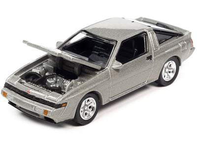1987 Mitsubishi Starion Palermo Gray Metallic "Modern Muscle" Limited Edition 1/64 Diecast Model Car by Auto World