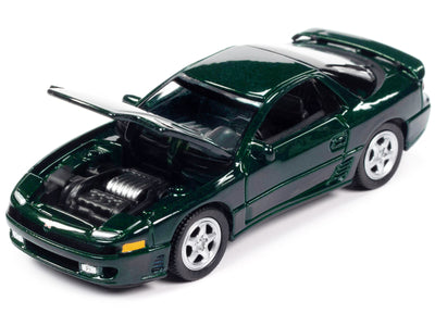1992 Mitsubishi 3000GT VR-4 Panama Green Metallic "Import Legends" Limited Edition 1/64 Diecast Model Car by Auto World