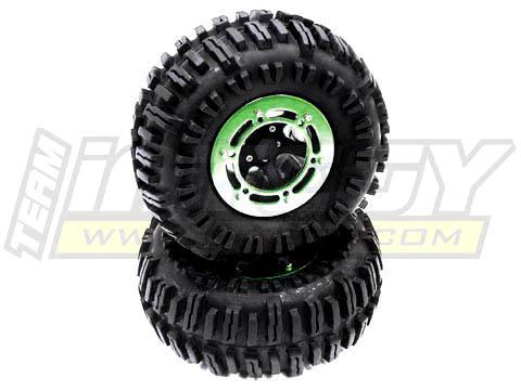Type V Composite 2.2 Wheel & Tire (2) for 1/10 Crawler w/ 12mm Hex (O.D.=125mm) C22957GREEN