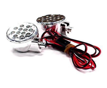 Off-Road High Brightness Large Spot LED Light Set w/ Plastic Housing (2) C23314